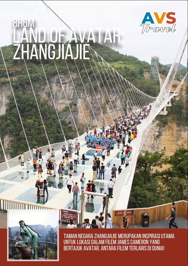 8D6N Land of Avatar : Zhangjiajie